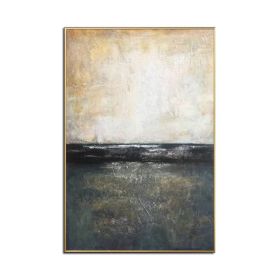 100% Handmade Top Selling Abstract Oil Painting  Wall Art Modern Minimalist  Canvas Home Decor For Living Room No Frame (size: 90x120cm)