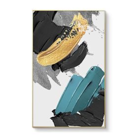 100% Handmade Art rectangle Abstract Simple Pretty Canvas Oil Painting Wall Art Picture For Living Room Aisle Modern Home Decor (size: 90x120cm)