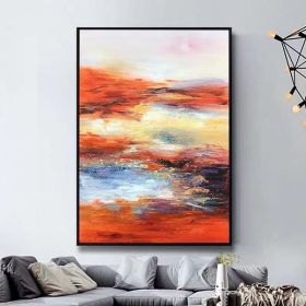 100% Hand Painted Abstract scenery Oil Painting On Canvas Wall Art Frameless Picture Decoration For Live Room Home Decor Gift (size: 150x220cm)